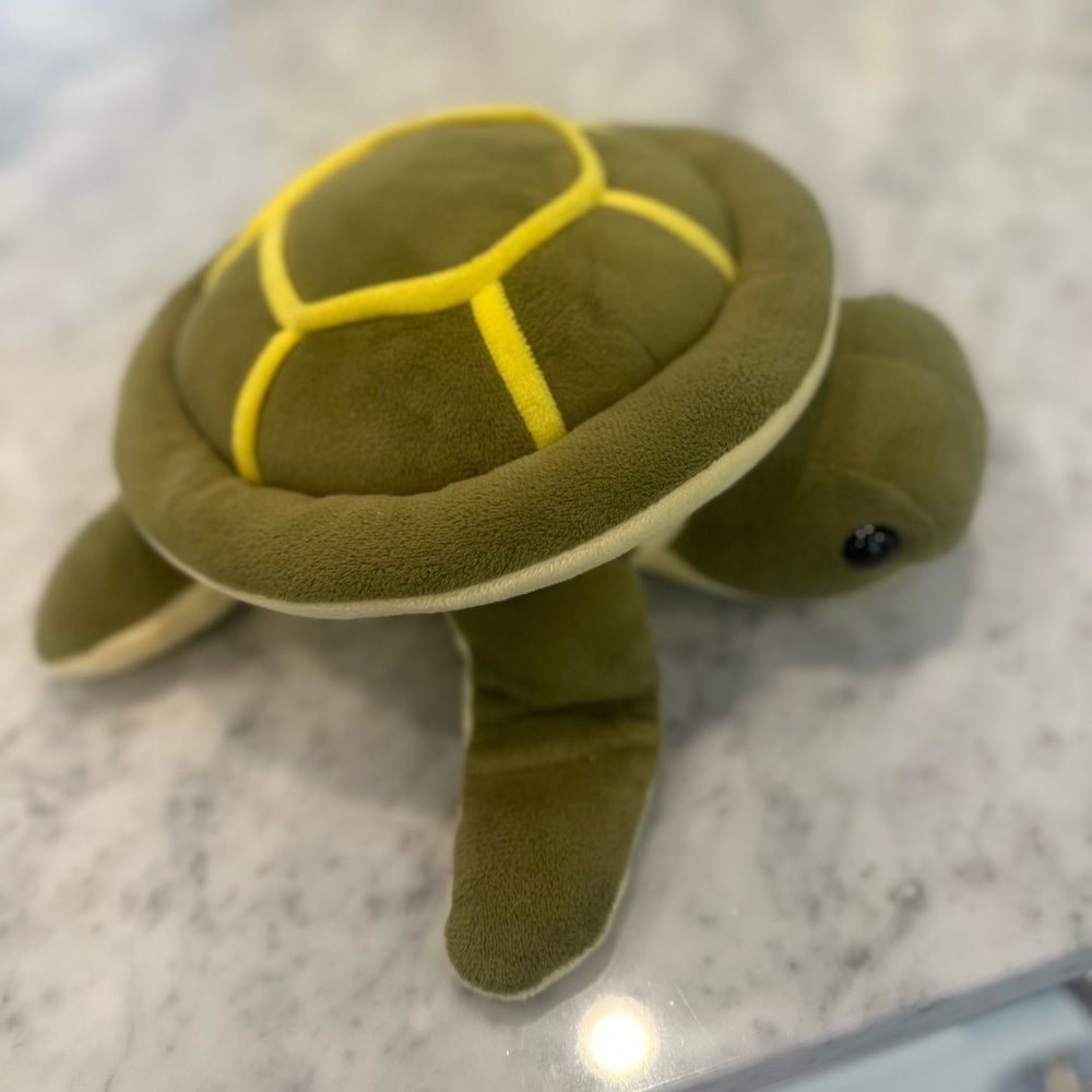 Plush Turtle 🐢- Green and Yellow